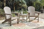 Light Brown Adirondack Chair for Outdoor Relaxation