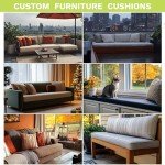 Custom Bench Cushion for Indoor/Outdoor Use