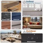 Custom Size Patio Bench Cushion - Choose Your Specs