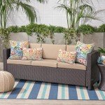 Paisley Multi Outdoor Throw Pillow Set of 2