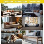 Custom Size Patio Bench Cushion - Choose Your Specs