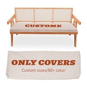 Custom Patio Bench Cushion Covers – 80+ Colors