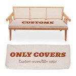 Custom Patio Bench Cushion Covers – 80+ Colors