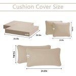 14 Pcs Waterproof Outdoor Cushion Slipcovers