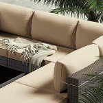 14 Pcs Waterproof Outdoor Cushion Slipcovers