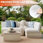 Custom Patio Bench Cushion Covers – 80+ Colors