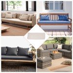 Custom Patio Bench Cushion Covers – 80+ Colors