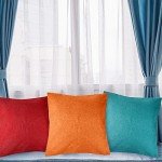Colorful Outdoor Pillow Covers - Set of 4