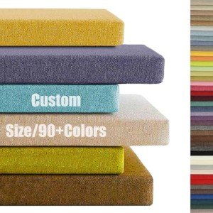 Custom Size Waterproof Bench Cushion – 90+ Colors