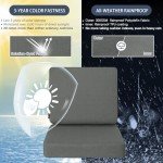 Dark Grey Outdoor Deep Seat Cushion Set