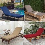 Custom Waterproof Chaise Lounge Cushions for Outdoors