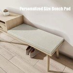 Personalized Non-Slip Bench Cushion for Outdoor Furniture