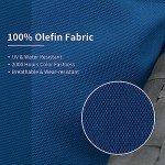 NICESOUL® Navy Blue Patio Cushion Covers 27x27