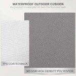 Set of 4 Outdoor Chair Cushions - 19" x 19