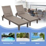 VINGLI Adjustable Waterproof Chaise Lounge Chair