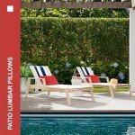 Waterproof Lumbar Pillows Set for Patio Furniture