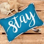 Aqua Blue Waterproof Pillow Covers - Set of 2