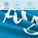 Aqua Blue Waterproof Pillow Covers - Set of 2