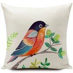 Birds Outdoor Waterproof Pillow Covers, Set of 4