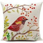 Birds Outdoor Waterproof Pillow Covers, Set of 4