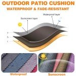 Waterproof Custom Bench Cushion for Patio Furniture
