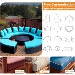 Waterproof Custom Bench Cushion for Patio Furniture