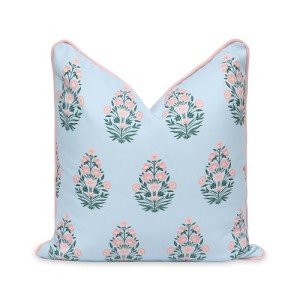 Hofdeco Coastal 18"x18" Water-Repellent Pillow Cover