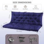 Navy Blue Outdoor Cushions for Patio Furniture