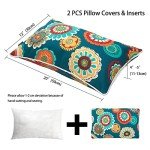 Waterproof Lumbar Throw Pillows - Set of 2