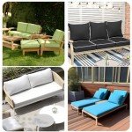 Waterproof Custom Bench Cushion for Patio Furniture