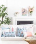 Hofdeco Coastal 18"x18" Water-Repellent Pillow Cover