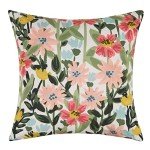 Floral Waterproof Outdoor Pillow Covers - Set of 2