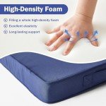 Navy Blue Outdoor Chair Cushion Set 24"x24