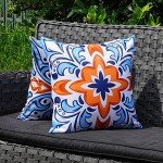 Waterproof Floral Pillow Covers Set of 4