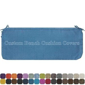 Custom Bench Cushion Covers – 30 Color Options