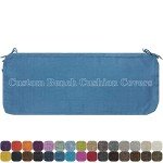 Custom Bench Cushion Covers – 30 Color Options
