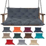 Waterproof Porch Swing Cushions for 2-3 Seats