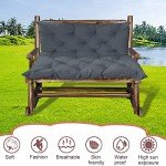 Waterproof Porch Swing Cushions for 2-3 Seats