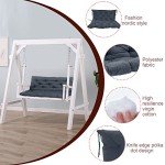 Waterproof Porch Swing Cushions for 2-3 Seats