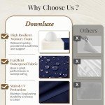 Navy Outdoor Chair Cushions Set of 4