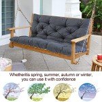 Waterproof Porch Swing Cushions for 2-3 Seats