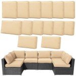 14-Piece Waterproof Outdoor Cushion Cover Set