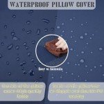 Navy Blue Waterproof Deep Seat Cushion Set