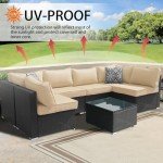 14-Piece Waterproof Outdoor Cushion Cover Set