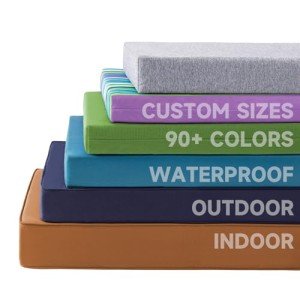 Custom Indoor/Outdoor Bench Cushion - Your Style!