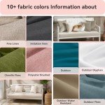 Custom Outdoor Bench Cushion - 150+ Fabrics Available