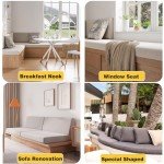 Custom Bench Cushions with Non-Slip Bottoms