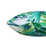 Set of 2 Green Palm Outdoor Throw Pillows