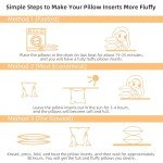 Set of 4 Waterproof 20x20 Outdoor Pillow Inserts