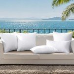MIULEE 12x20 Outdoor Water-Resistant Pillow Insert